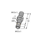 Inductieve naderingsschakelaar Turck BI2-M12-AP6X-H1141